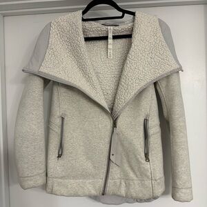 Lululemon Athletica Light Gray Teddy Jacket